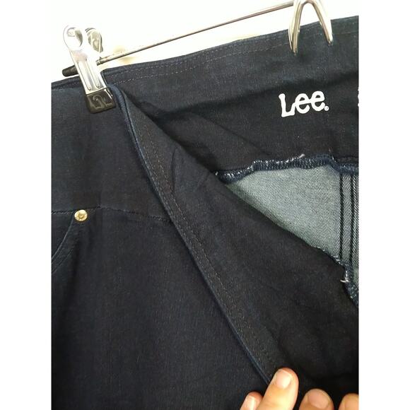 Lee Woman 22WP Blue Jean Slimming Pullon Jeggings Slim Straight Leg - Picture 6 of 11